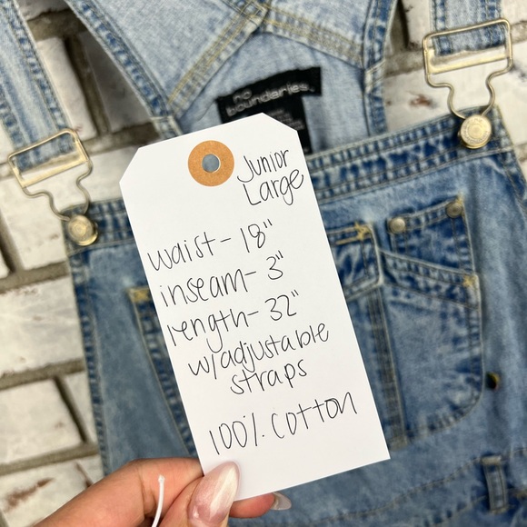 No Boundaries | Vintage Short Overalls - Picture 8 of 8